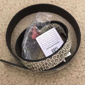 Snake Skin-Like Belt